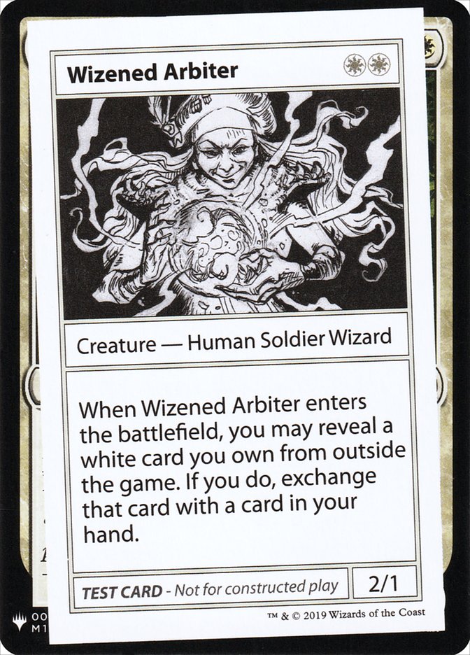 Wizened Arbiter [Mystery Booster Playtest Cards] | Good Games Modbury