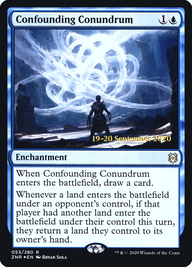 Confounding Conundrum [Zendikar Rising Prerelease Promos] | Good Games Modbury