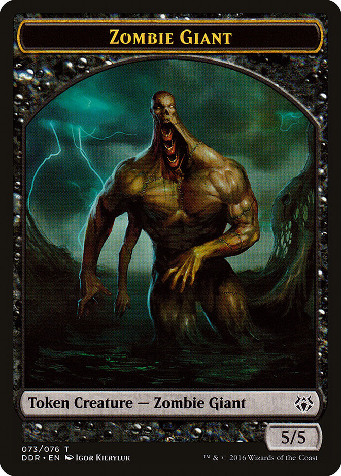 Zombie Giant Token [Duel Decks: Nissa vs. Ob Nixilis] | Good Games Modbury