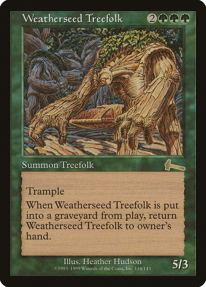 Weatherseed Treefolk [Urza's Legacy] | Good Games Modbury