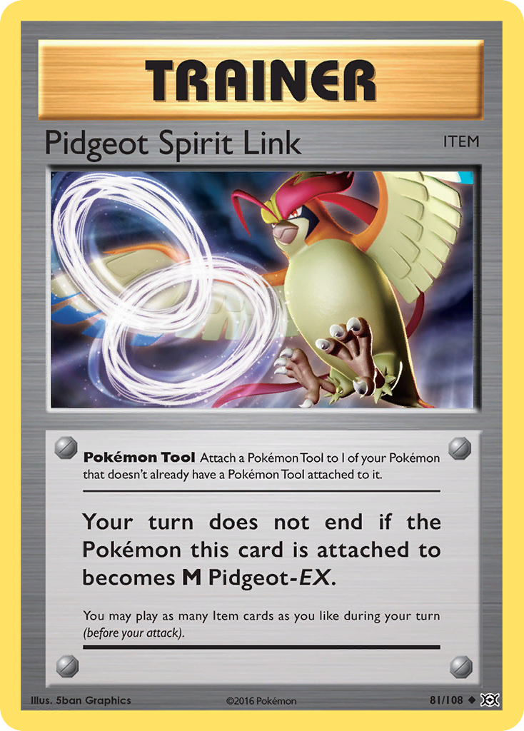 Pidgeot Spirit Link (81/108) [XY: Evolutions] | Good Games Modbury