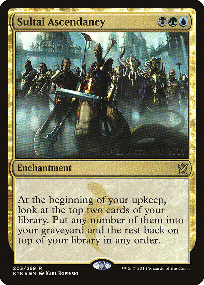 Sultai Ascendancy [Khans of Tarkir Prerelease Promos] | Good Games Modbury