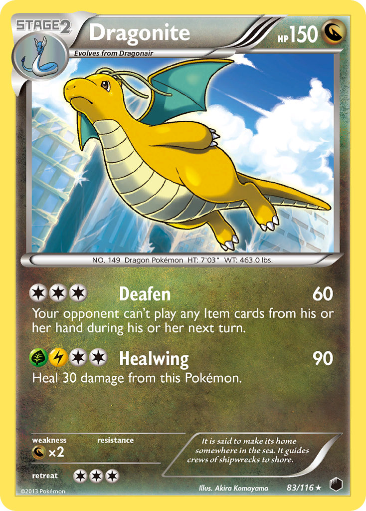 Dragonite (83/116) [Black & White: Plasma Freeze] | Good Games Modbury