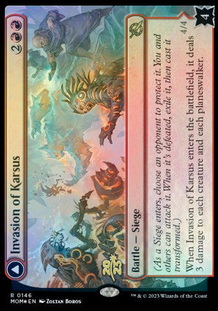 Invasion of Karsus // Refraction Elemental [March of the Machine Prerelease Promos] | Good Games Modbury