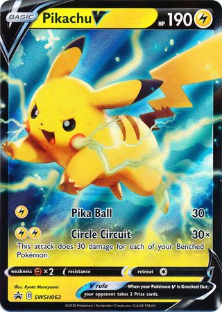 Pikachu V (SWSH063) [Sword & Shield: Black Star Promos] | Good Games Modbury