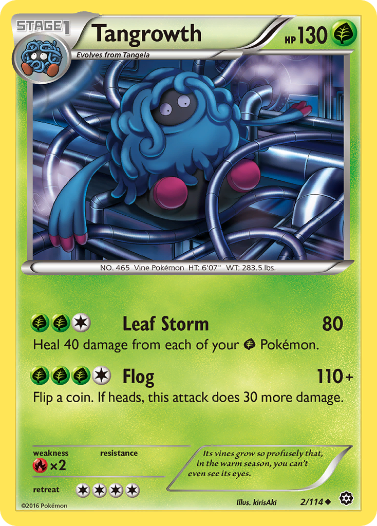 Tangrowth (2/114) [XY: Steam Siege] | Good Games Modbury