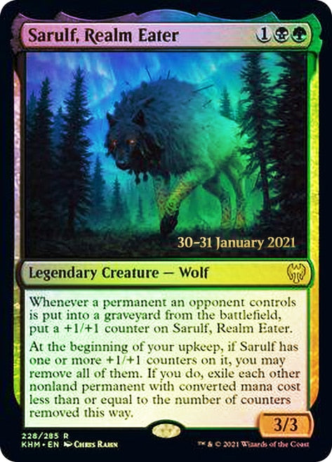 Sarulf, Realm Eater [Kaldheim Prerelease Promos] | Good Games Modbury