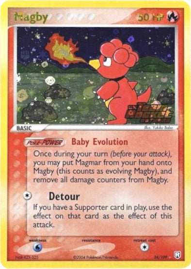 Magby (24/109) (Stamped) [EX: Team Rocket Returns] | Good Games Modbury