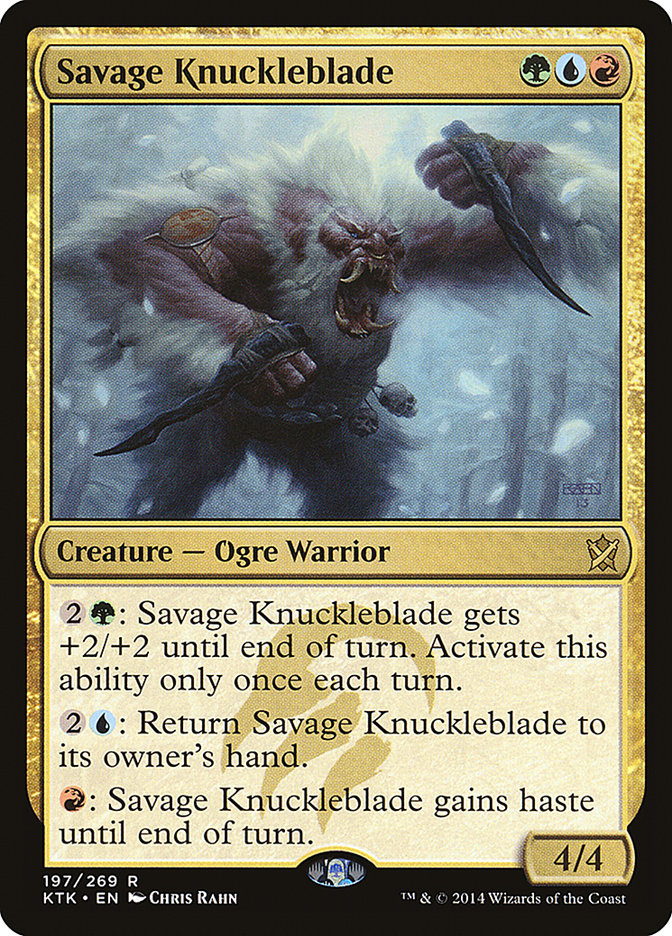 Savage Knuckleblade [Khans of Tarkir] | Good Games Modbury