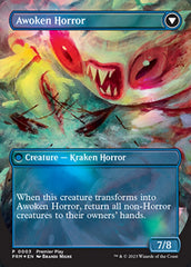 Thing in the Ice // Awoken Horror (Borderless Alternate Art) [Regional Championship Qualifiers 2023] | Good Games Modbury