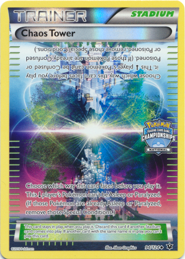 Chaos Tower (94/124) (National Championship Promo) [XY: Fates Collide] | Good Games Modbury