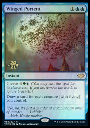 Winged Portent [Innistrad: Crimson Vow Prerelease Promos] | Good Games Modbury