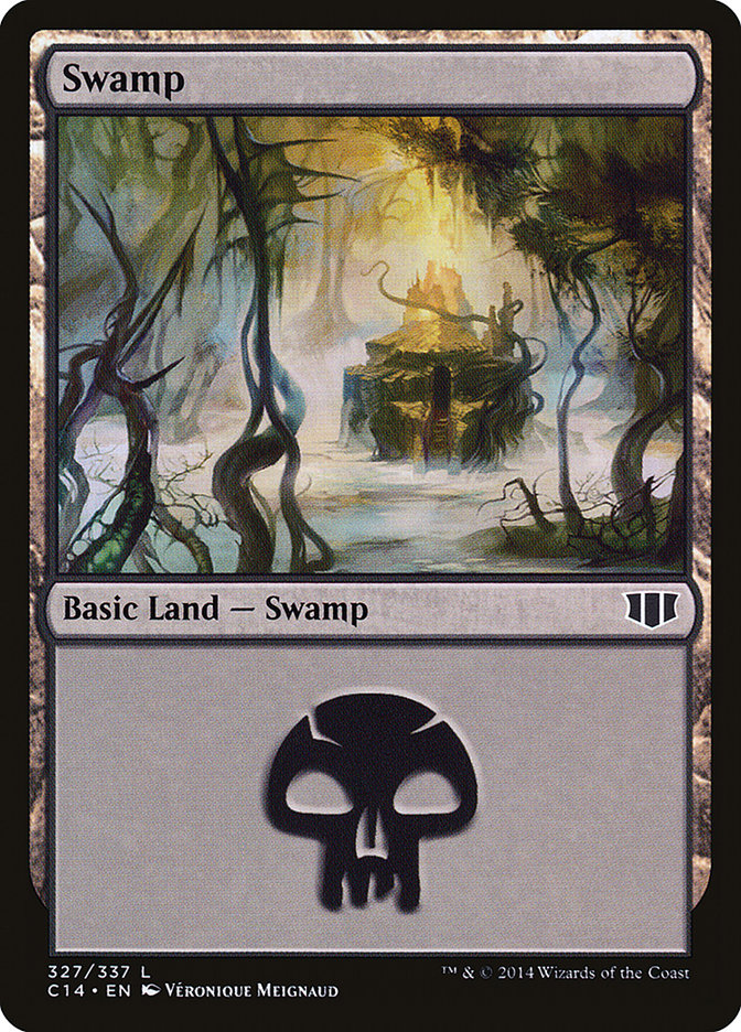 Swamp (327) [Commander 2014] | Good Games Modbury