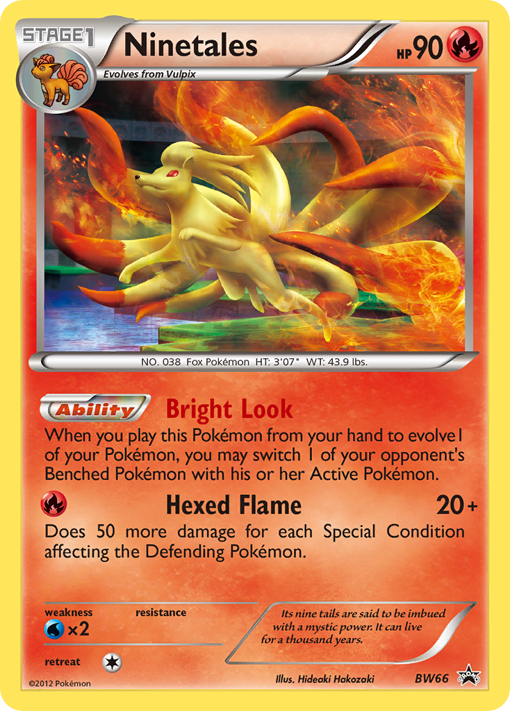 Ninetales (BW66) [Black & White: Black Star Promos] | Good Games Modbury