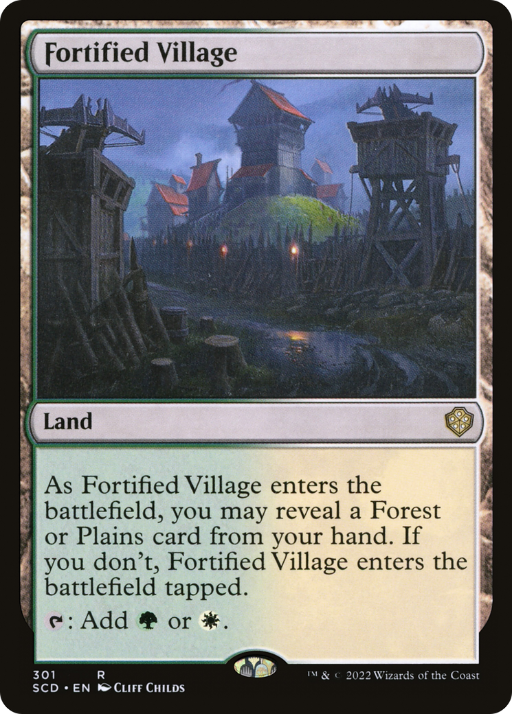 Fortified Village [Starter Commander Decks] | Good Games Modbury