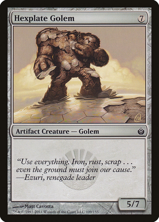 Hexplate Golem [Mirrodin Besieged] | Good Games Modbury