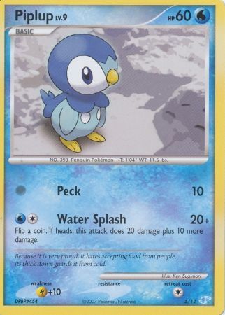 Piplup (5/12) [Diamond & Pearl: Trainer Kit - Manaphy] | Good Games Modbury