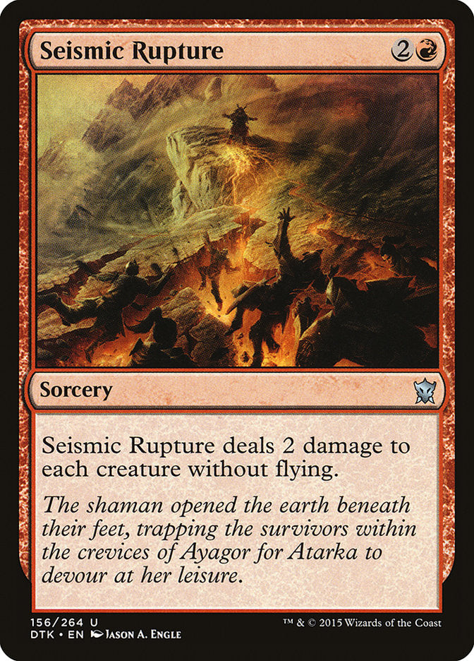 Seismic Rupture [Dragons of Tarkir] | Good Games Modbury