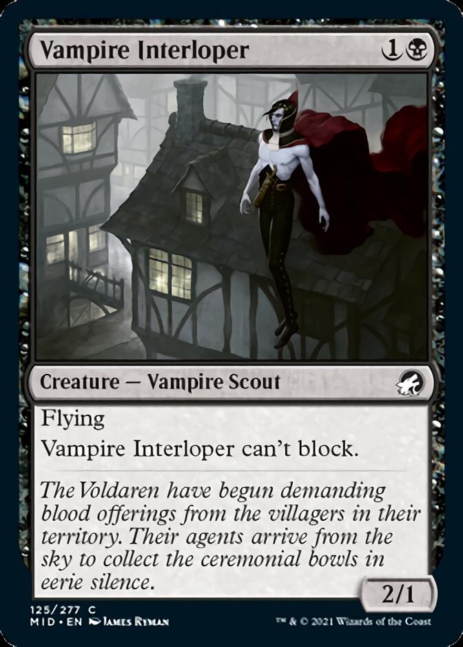 Vampire Interloper [Innistrad: Midnight Hunt] | Good Games Modbury