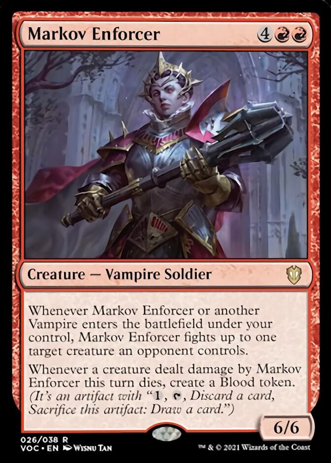 Markov Enforcer [Innistrad: Crimson Vow Commander] | Good Games Modbury