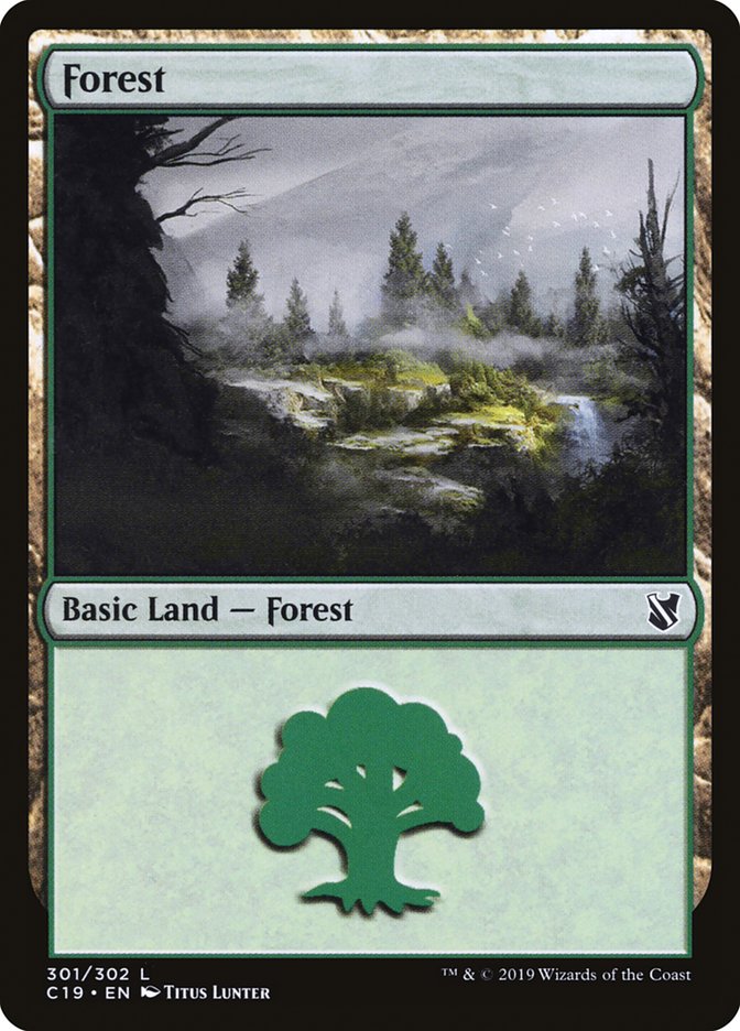 Forest (301) [Commander 2019] | Good Games Modbury