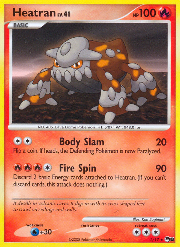 Heatran (1/17) [POP Series 8] | Good Games Modbury