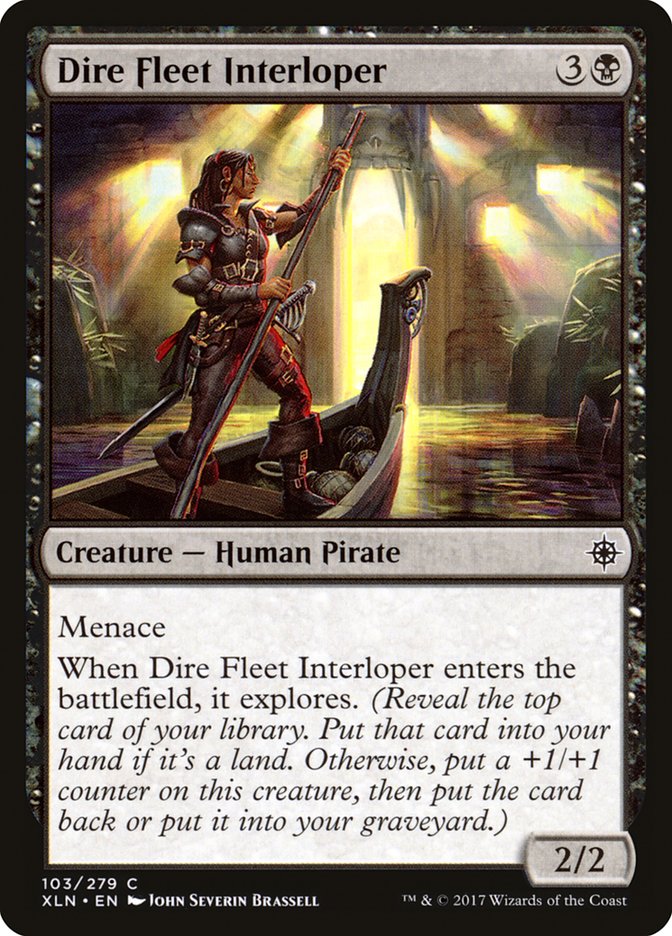 Dire Fleet Interloper [Ixalan] | Good Games Modbury