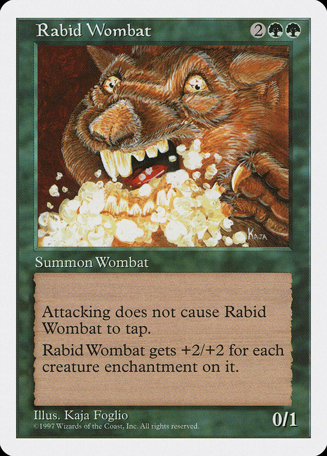 Rabid Wombat [Fifth Edition] | Good Games Modbury