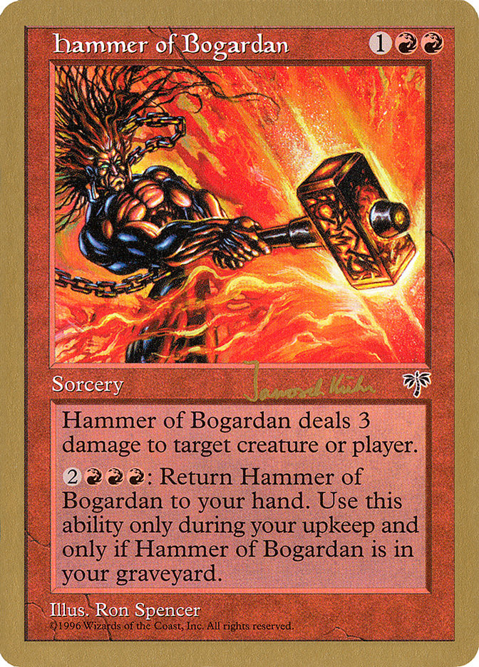 Hammer of Bogardan (Janosch Kuhn) [World Championship Decks 1997] | Good Games Modbury