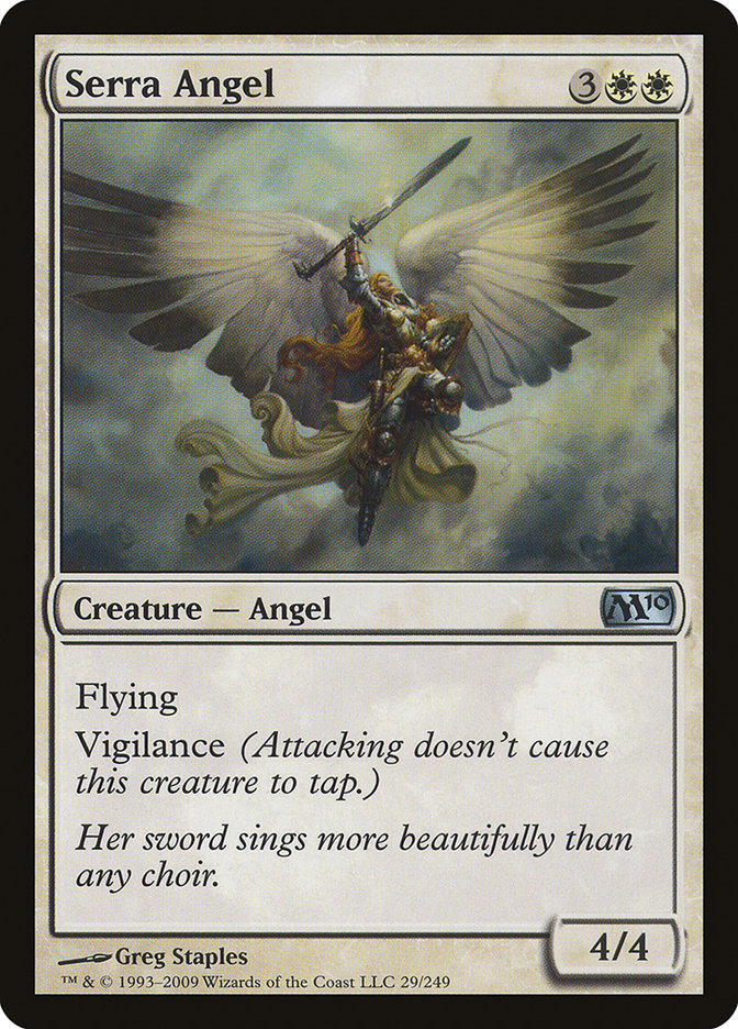 Serra Angel [Magic 2010] | Good Games Modbury