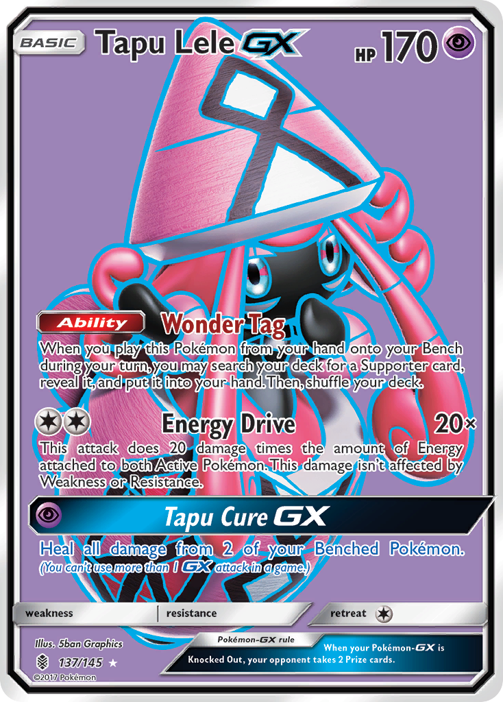 Tapu Lele GX (137/145) [Sun & Moon: Guardians Rising] | Good Games Modbury