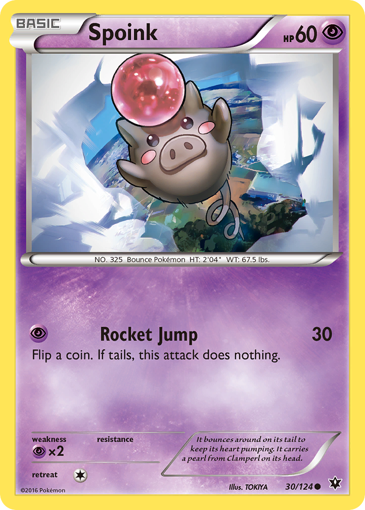 Spoink (30/124) [XY: Fates Collide] | Good Games Modbury