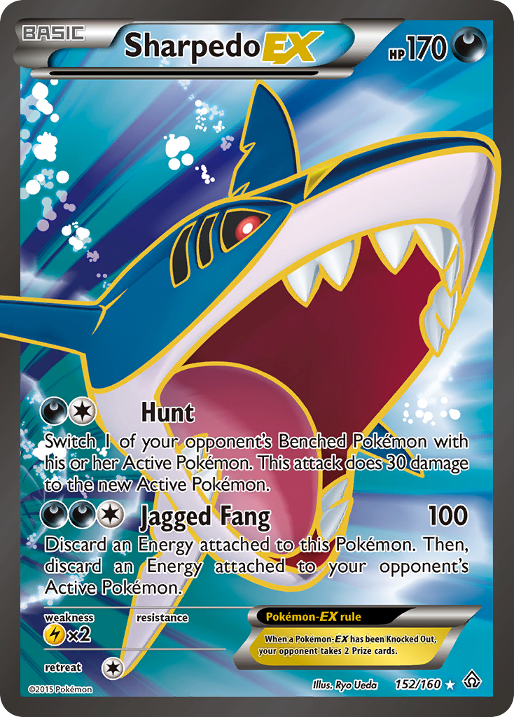 Sharpedo EX (152/160) [XY: Primal Clash] | Good Games Modbury