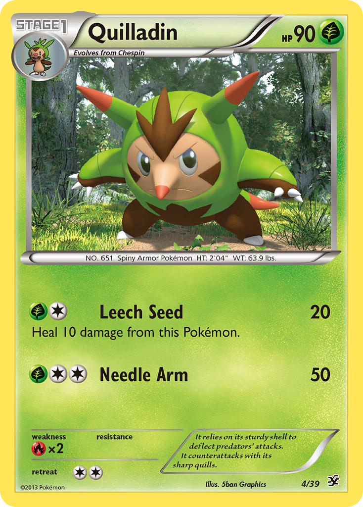 Quilladin (4/39) [XY: Kalos Starter Set] | Good Games Modbury