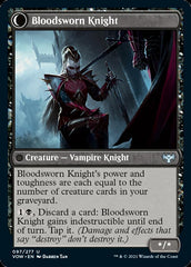 Bloodsworn Squire // Bloodsworn Knight [Innistrad: Crimson Vow] | Good Games Modbury