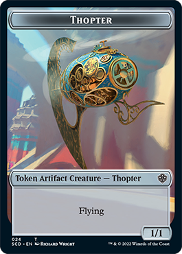 Elephant // Thopter Double-Sided Token [Starter Commander Decks] | Good Games Modbury