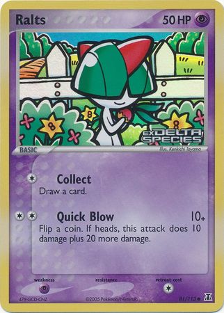 Ralts (81/113) (Stamped) [EX: Delta Species] | Good Games Modbury