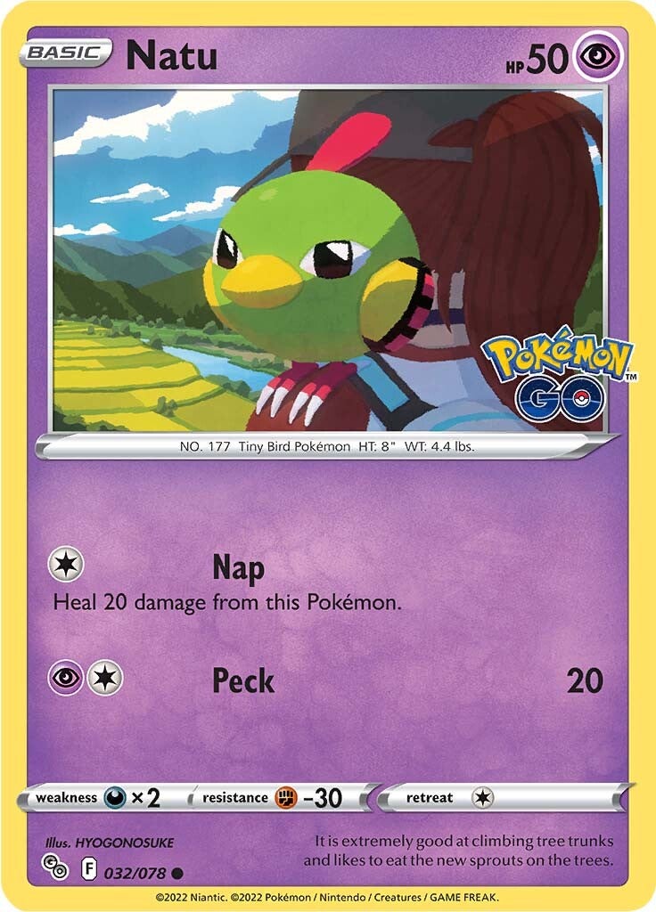 Natu (032/078) [Pokémon GO] | Good Games Modbury