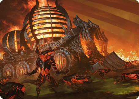 Urabrask's Forge Art Card [Phyrexia: All Will Be One Art Series] | Good Games Modbury