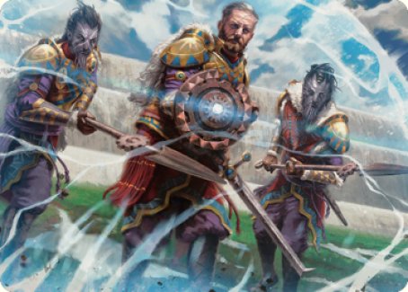 Argivian Phalanx Art Card [Dominaria United Art Series] | Good Games Modbury