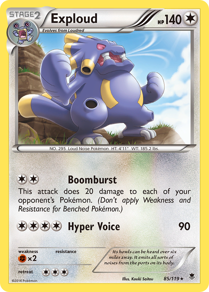 Exploud (85/119) [XY: Phantom Forces] | Good Games Modbury