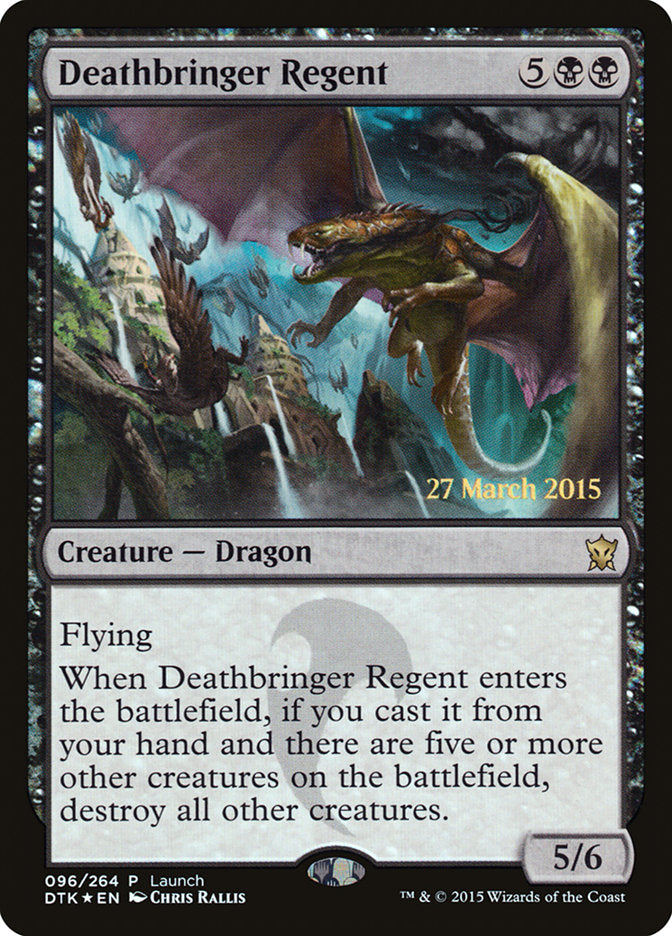 Deathbringer Regent (Launch) [Dragons of Tarkir Prerelease Promos] | Good Games Modbury