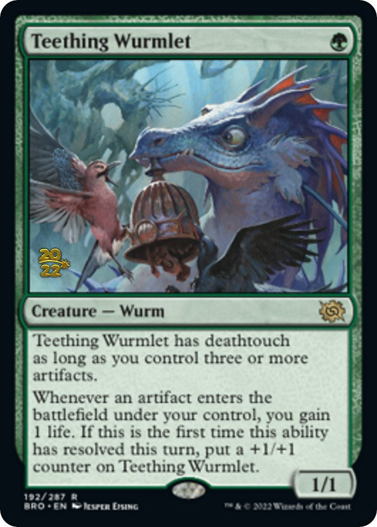 Teething Wurmlet [The Brothers' War: Prerelease Promos] | Good Games Modbury