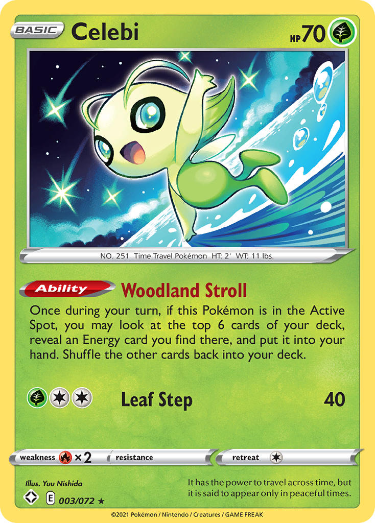 Celebi (003/072) [Sword & Shield: Shining Fates] | Good Games Modbury