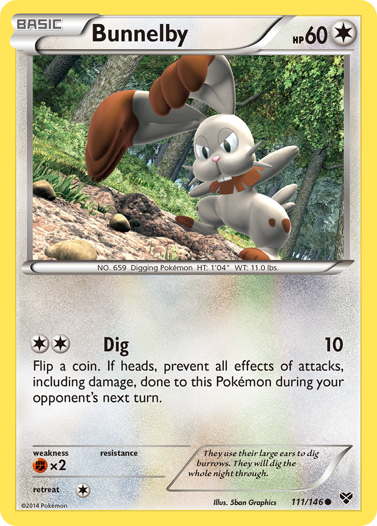 Bunnelby (111/146) [XY: Base Set] | Good Games Modbury