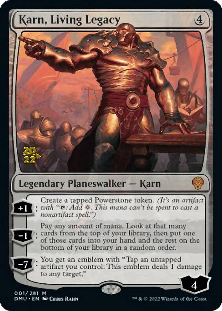 Karn, Living Legacy [Dominaria United Prerelease Promos] | Good Games Modbury