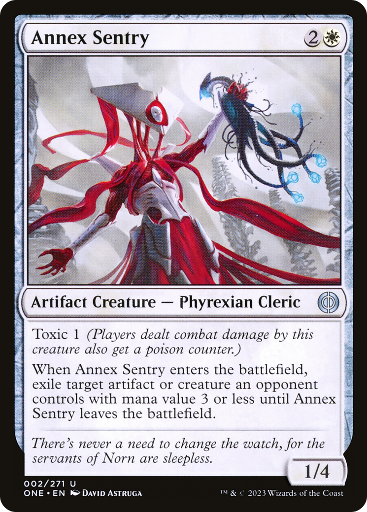 Annex Sentry [Phyrexia: All Will Be One] | Good Games Modbury