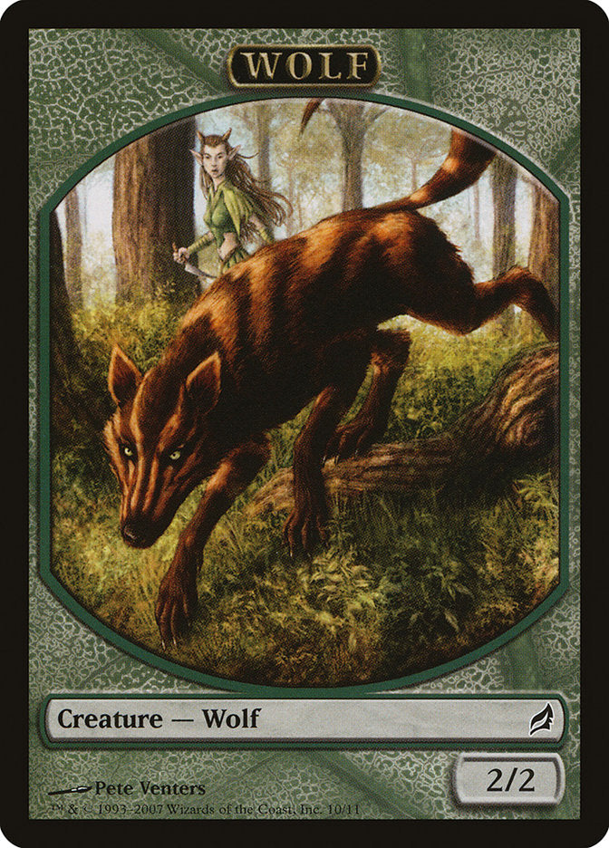 Wolf Token [Lorwyn Tokens] | Good Games Modbury