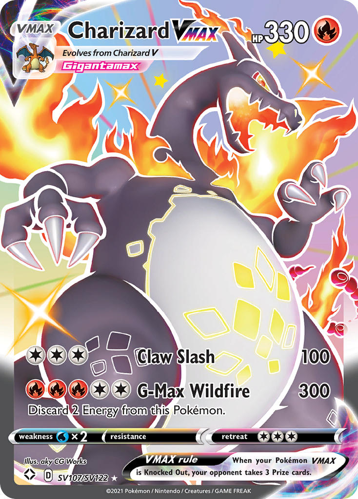 Charizard VMAX (SV107/SV122) [Sword & Shield: Shining Fates] | Good Games Modbury