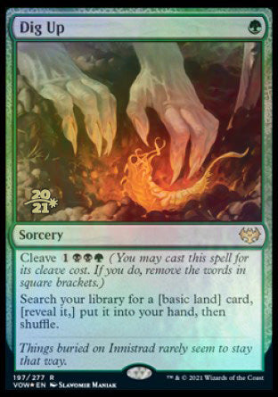 Dig Up [Innistrad: Crimson Vow Prerelease Promos] | Good Games Modbury